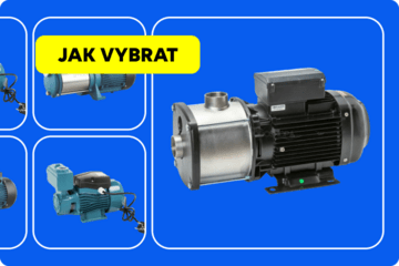 Výběr čerpadla na vodu podle počtu odběrných míst