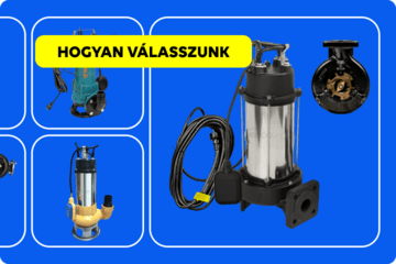 Hogyan válasszunk szivattyút egy szennyvízszivattyútelephez