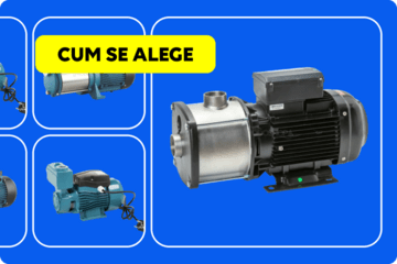 Cum se alege pompa de apă în funcție de punctele de consum?