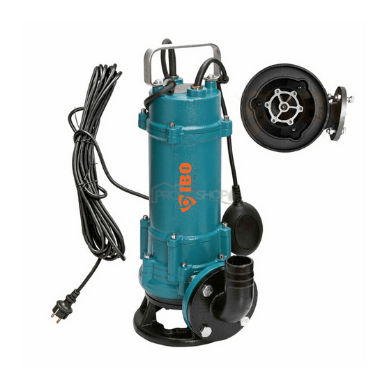 ZWQ 1500 (230V) szennyvízszivattyú vágókéssel