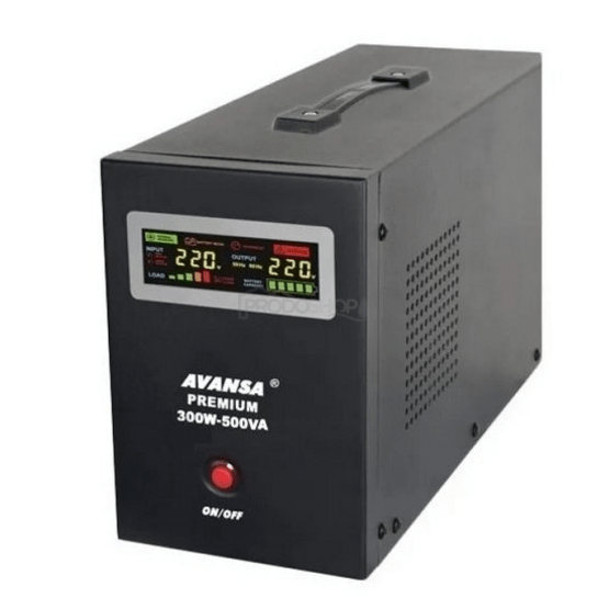 Tartalék tápegység keringető szivattyúkhoz AVANSA UPS 300W 12V + akkumulátor