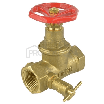  Elzáró szelep vízhez 1/2" vízelvezetéssel