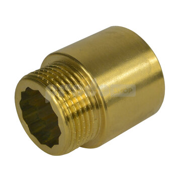 Predĺženie 1"x50mm MF mosadz