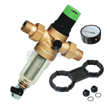 Vízcsökkentő szelep 1" szűrővel és nyomásmérővel