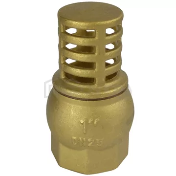 Sací koš se zpětnou klapkou 5/4" celomosaz