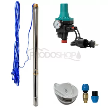 Automatická domácí vodárna s ponorným čerpadlem 3" STM 16 s PC-13 - RTS