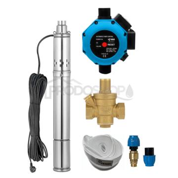 Automata házi vízmű  SQOLA-0,75 búvárszivattyúval PC-16-tal + redukciós szeleppel