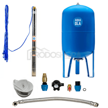 Centrala de apa menajera cu pompa submersibila 3TI-37 / 100l - RTS