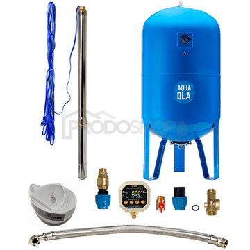 Domáca vodáreň s ponorným čerpadlom 2,5" STM24 / 150l - RTS s Digitálnym tlakovým spínačom