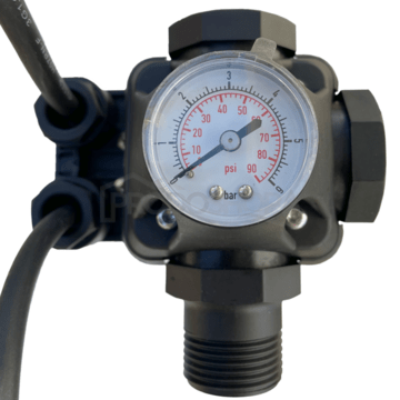 Tlakový spínač PC-2 s manometrem a kabely