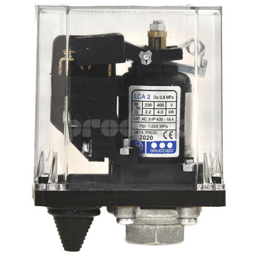 Nyomáskapcsoló LCA 2 (230V, 400V), 2-8 bar