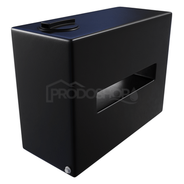 SP 150L fekete víztartály lakókocsihoz, vertikális