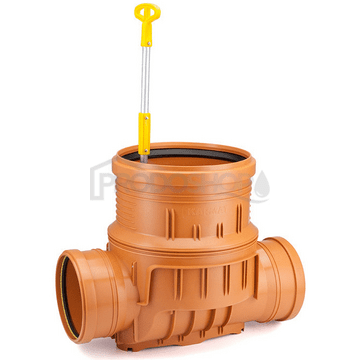 Dno šachty se zpětnou klapkou 315/160