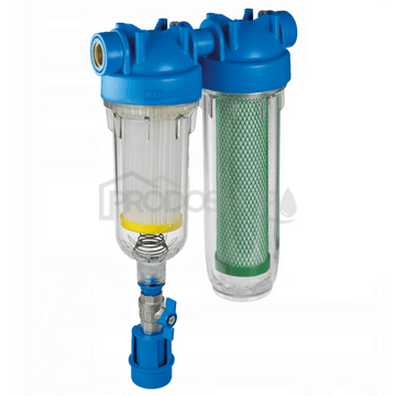 Hydra 7" Rainmaster RSH DUO pripojenie 1" + CB/AF 10mcr s aktívnym uhlím