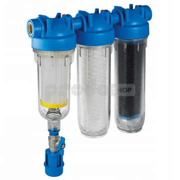 Hydra 7" Rainmaster RSH TRIO připojení 3/4" + FA 25mcr + CB/AF 10mcr s aktivním uhlím