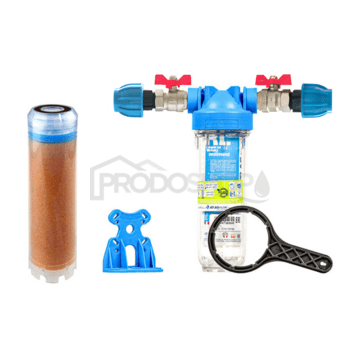 Sada filtra Senior 10" MONO. Komplet pripojenie 1". Filtrácia vodného kameňa (QA CF-SX)