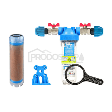 Sada filtra Senior 10" MONO. Komplet pripojenie 1". Filtrácia železa a mangánu (FE)