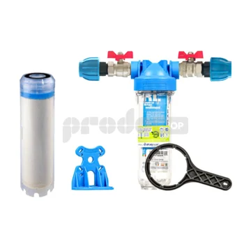 Sada filtru Senior 10" MONO. Komplet připojení 1". Snížení dusičnanů ve vodě (QA 10 AF-SX)