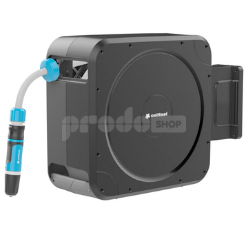 Szett: ENERGO automata tömlődob, 1/2" 20 m + 2 m tömlővel, gyorscsatlakozókkal és szórófejjel