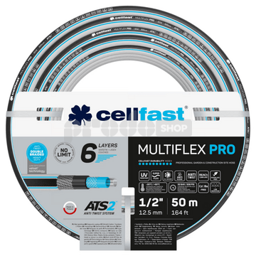 Furtun de grădină 1/2" 50m MULTIFLEX PRO, 35bar, 6 straturi