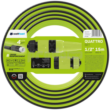 Zahradní set na zavlažování QUATTRO 1/2″ 15m