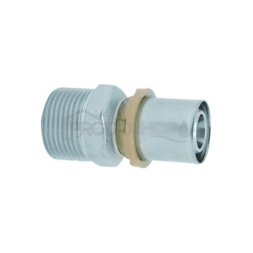 Lisovací prechod 16x1/2" vonkajší závit