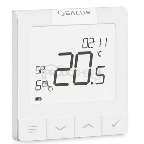 Pokojový termostat SALUS WQ610 s možností komunikace OpenTherm