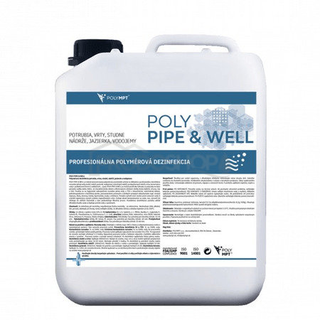 POLY PIPE & WELL dezinfekcia studne a nádrží 5L
