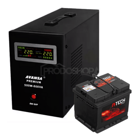 Záložný zdroj pre obehové čerpadlá AVANSA UPS 500W 12V + batéria
