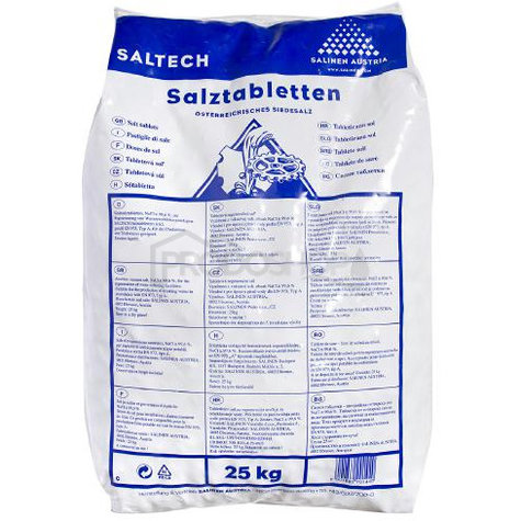 Tabletovaná sůl pro regeneraci (25 kg) 