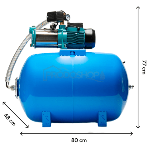 Házi vízmű MHI 1300 inox / 100L