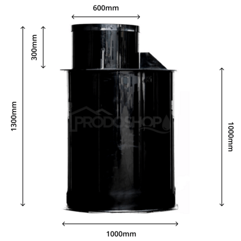 Plastová nádrž na vodu MINI objem 790L