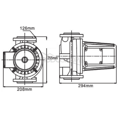 Pompa de circulatie cu flansa OHI 50-170/250