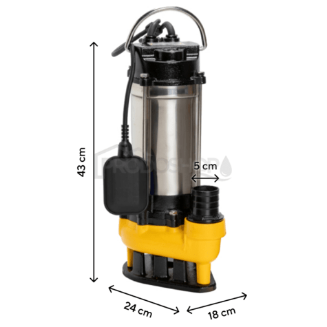 Pompă submersibilă pentru apă murdară IBO WQF 550