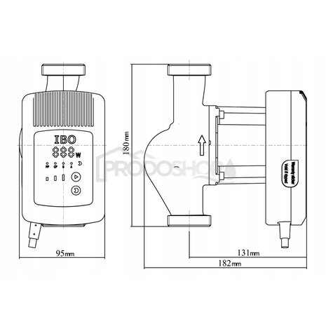 Elektronické oběhové čerpadlo MAGI H 32-120/180