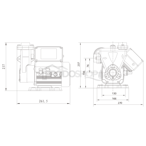 Dozator automat de apa menajera  OLA AUTO SCB 750 G1