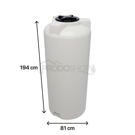 Sud na vodu V 1003L biely