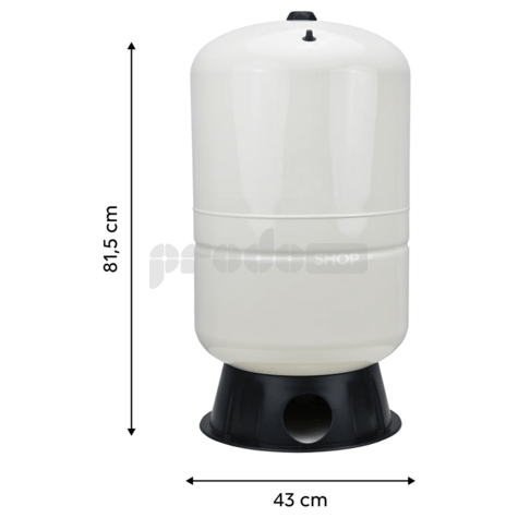 Tlaková nádoba FIXline 100L stojatá, s fixnou membránou  