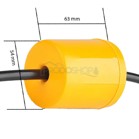 Schéma zapojenia: Vodotesný plavákový spínač 10m pre ponorné čerpadlá. Kvalitný kábel H07RN. 3