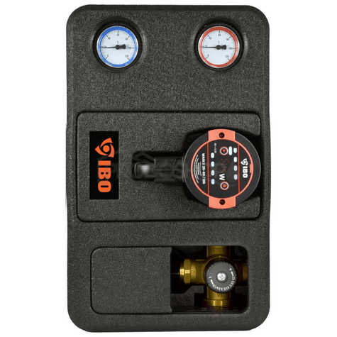 Készlet: MAGI 2 25-60/180 keringető szivattyú hőszigeteléssel és háromjáratú termosztatikus szeleppel