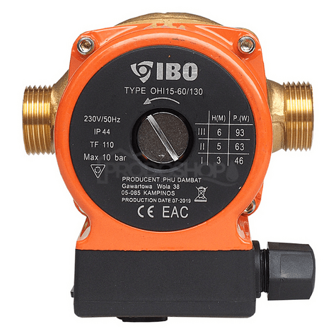 Obehové čerpadlo OHI 15-60/130 BR s telom z bronzu