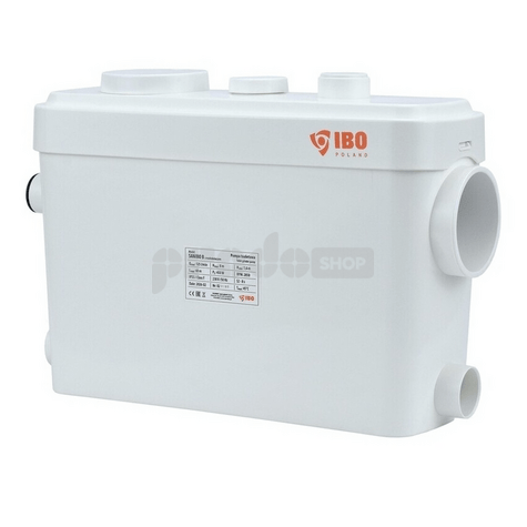 Přečerpávací stanice SANIBO B s drtičem