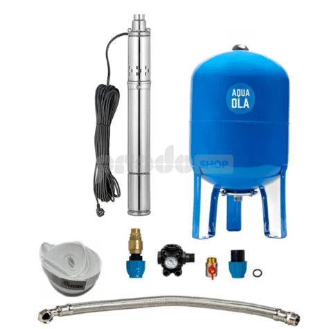 Házi vízmű 3 SQOLA - 0,55 / 50l búvárszivattyúval