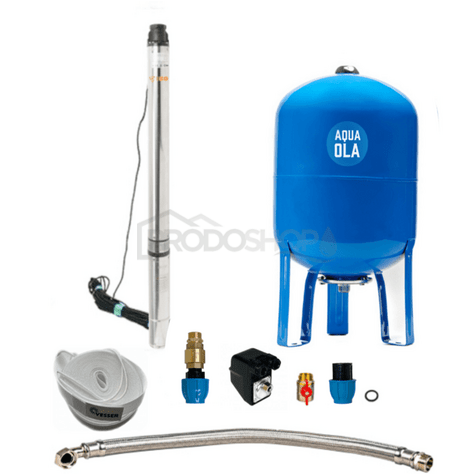 Domácí vodárna s ponorným čerpadlem 3,5" SC 2-14 400V / 60l - RTS