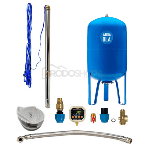 Domáca vodáreň s ponorným čerpadlom 2,5" STM31 / 80l - RTS s Digitálnym tlakovým spínačom