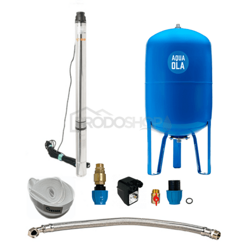 Domáca vodáreň s ponorným čerpadlom 3,5" SC 2-14 400V / 80l - RTS