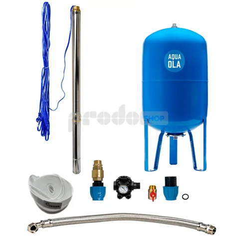 Domácí vodárna s ponorným čerpadlem 3" STM 28 / 80l - RTS  