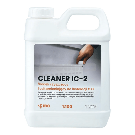 CLEANER IC-2 tisztító- és vízkőoldó szer fűtési rendszerekhez, 1L