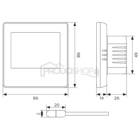 Termostat HAKL TH 700