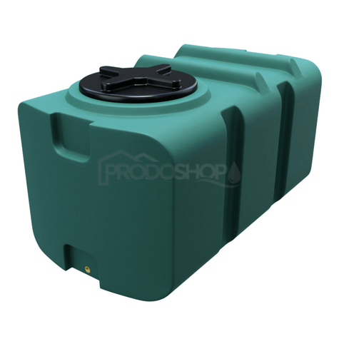 Nádrž na vodu SK 400L zelená 
